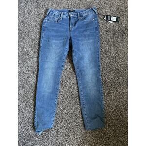 True Religion Jennie Crystal Jeans Women's Size 28 Blue Denim Super Skinny NWT